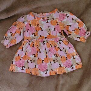 Ruffle Butts Pink Pumpkin Patch Dress